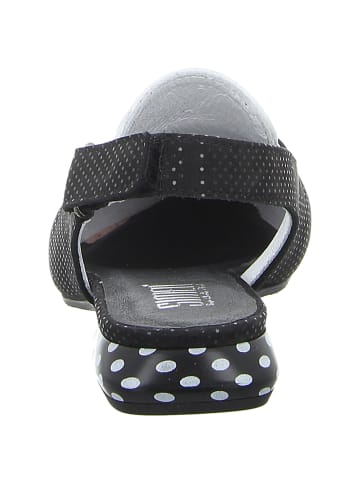 SIMEN Slingpumps in schwarz/weiss