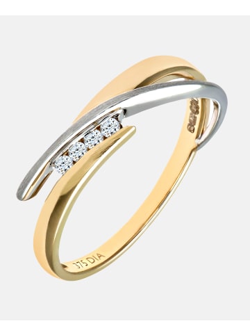 Diamant L'éternel Ring aus 375 Gelbgold mit Diamant