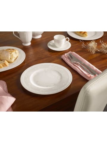 Villeroy & Boch 6er Set Espressotassen Gray Pearl 70 ml in weiß