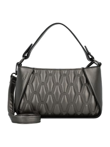 Gabor Benira Schultertasche S 24 cm in metallic grey