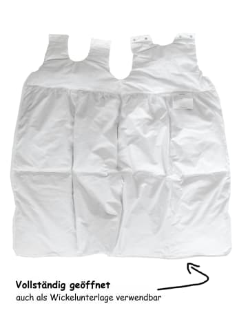 Odenwälder Baby Daunenschlafsack Exclusiv in Wolke Silber