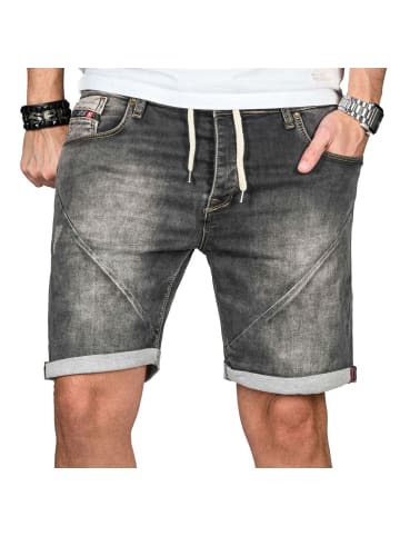 Alessandro Salvarini Jeansshorts Salvarini-Shorts-Multi4 in Grau