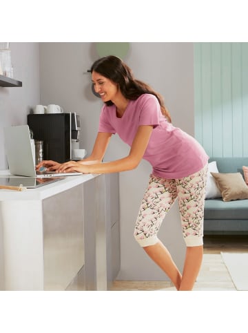 Erwin Müller Single-Jersey Schlafanzug in altrosa