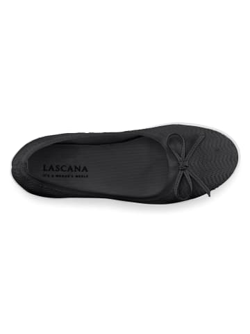 LASCANA Sneaker Ballerinas in schwarz