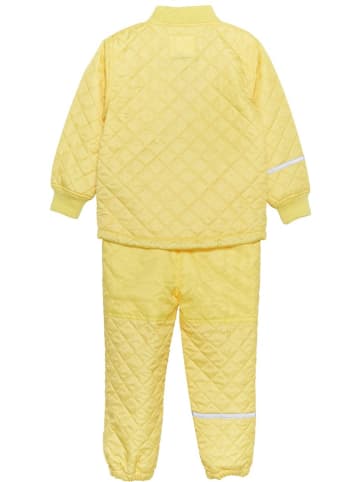 CeLaVi Outdoor Overall "Basic thermal set-solid" in Gelb
