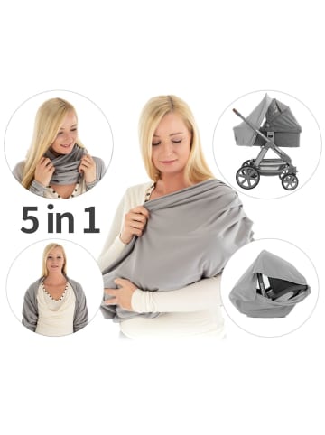 LaLoona Stillschal / Stilltuch / Sichtschutz beim in grau