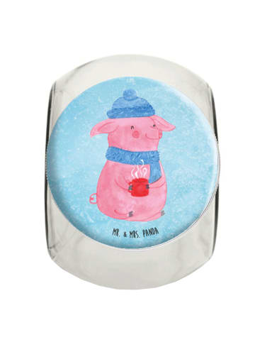 Mr. & Mrs. Panda Teedose Schwein Glühwein ohne Spruch in Eisblau