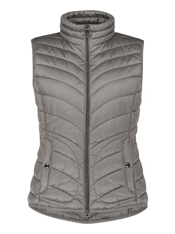Betty Barclay Steppweste mit Stehkragen in Hellgrau