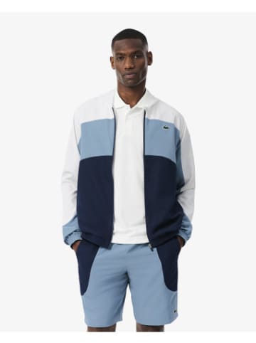 Lacoste Trainingsjacke in Marine/Aral-Blanc