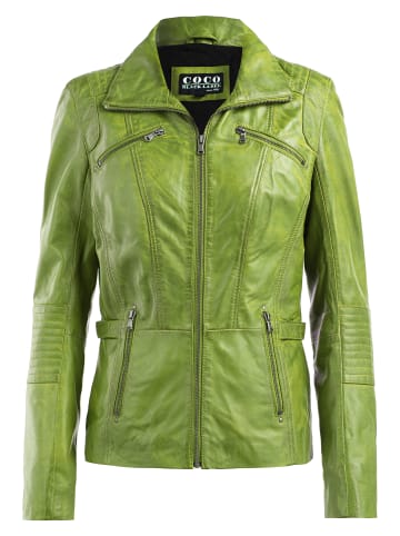 CBL Damen Lederjacke in grün (prime)