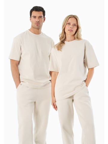 Organication T-Shirt "TUSSEM" in Cremeweiß