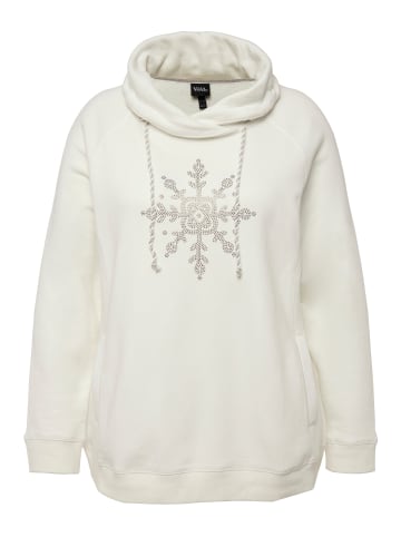 Ulla Popken Sweatshirt in offwhite