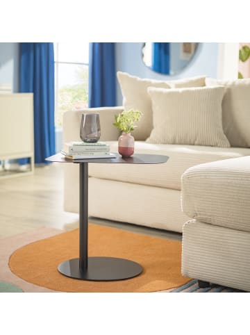 home24 home24 Beistelltisch aus Metall im modernen Stil in Schwarz