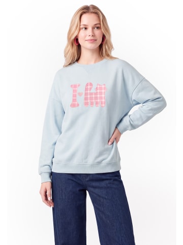 myMo Women Sweatshirt in Light Blue