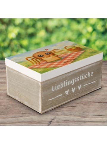 Mr. & Mrs. Panda Holzbox mit Deckel Spinne Agathe Sandwich Desig... in Weiß