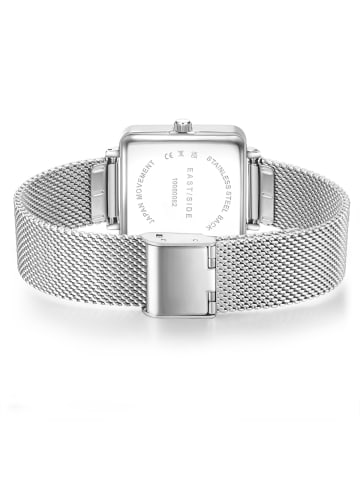 Eastside NY Quarzuhr Grand Edelstahl in silber