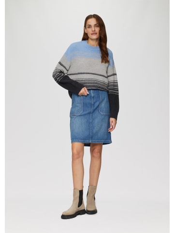 s.Oliver Strickpullover langarm in Blau-grau