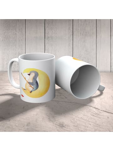 Mr. & Mrs. Panda Tasse Pinguin Mond ohne Spruch in Weiß