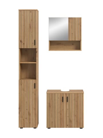 ebuy24 Badmöbelset Mone Eiche 105 x 30 cm