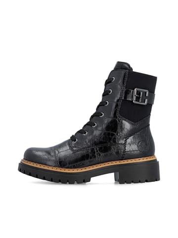 rieker Schnürstiefelette in schwarz