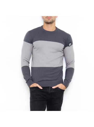 HopenLife Pullover DULIVERT in Blau grau