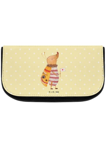 Mr. & Mrs. Panda Kulturbeutel Nachtfalter Fähnchen ohne Spruch in Gelb Pastell