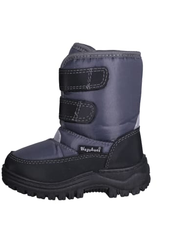 Playshoes Winter-Bootie mit Klettverschluss in Grau