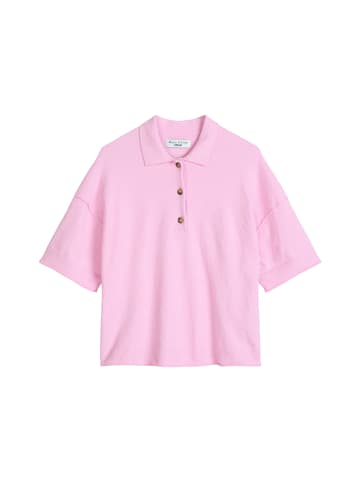 Marc O'Polo DENIM Strick-Poloshirt regular in Pale Bubblegum