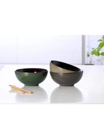 Ritzenhoff & Breker 3er Set Poke Bowl Schalen Merida in ø 17,5 cm in Anthrazit