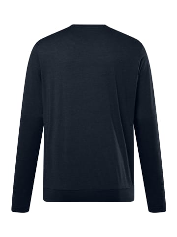 Men Plus Kurzarm T-Shirt in navy blau