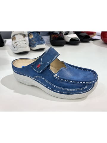 wolky Schnürschuh in blau