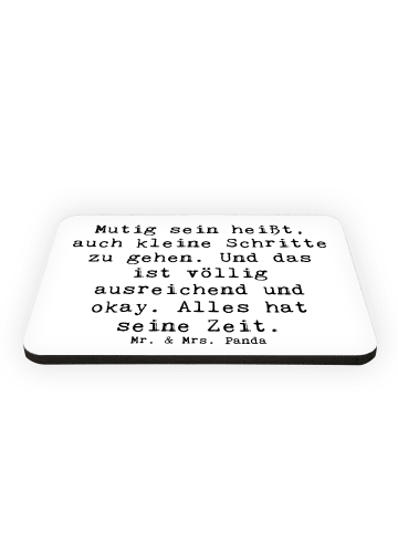 Mr. & Mrs. Panda whiteboardmagnet Spruch Selbstvertrauen stärken... in Weiß