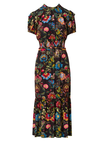 Adrianna Papell Midikleid Printed Midi Dress in Black Multi