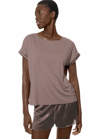 Mey Rundhals T-Shirt für Damen in hell-braun