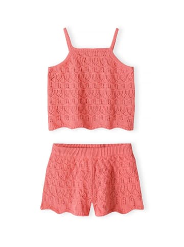 Minoti 2-tlg Top & Shorts 30SET101 in koralle