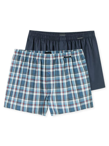 Schiesser Boxer Web in Blau