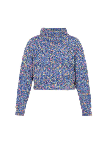 myMo Sweater in blue multicolor