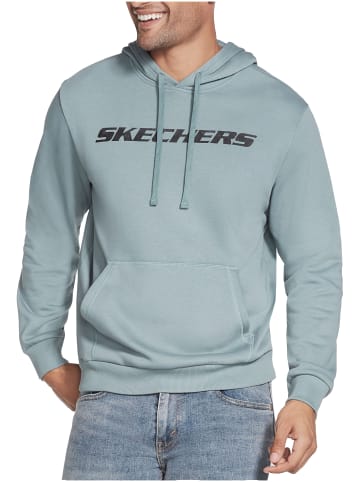 Skechers Sweatshirt Apparel Heritage Pullover Hoodie in blau