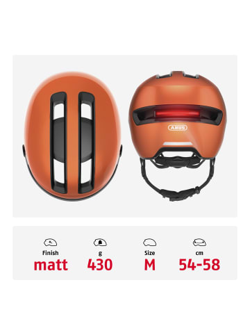 ABUS Fahrradhelm HUD-Y ACE in goldfish orange