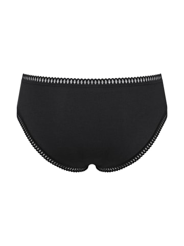 Sloggi Slip 6er Pack in Schwarz/Rosa