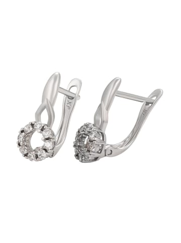 faina Women Drop Earrings in Silver White