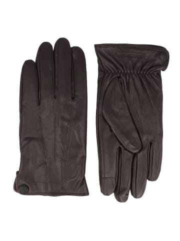 Strellson Handschuhe Leder in dbrown