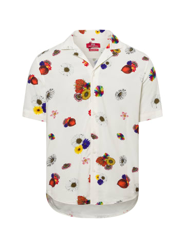 Finshley & Harding London Hemd Virgil in ecru mehrfarbig