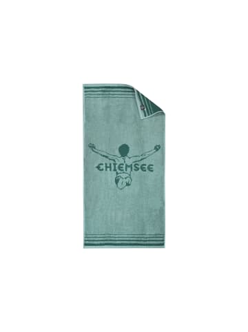 Chiemsee Jacquard Handtuch-Set Miami 4-teilig in Smaragd und Mint