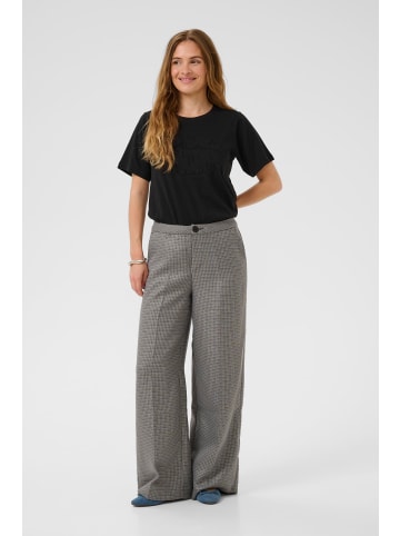 CULTURE Casual Hose CUdency Classic fit in Grey Blue Check