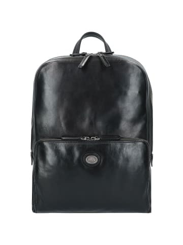 The Bridge Story Uomo Rucksack Leder 42 cm Laptopfach in nero