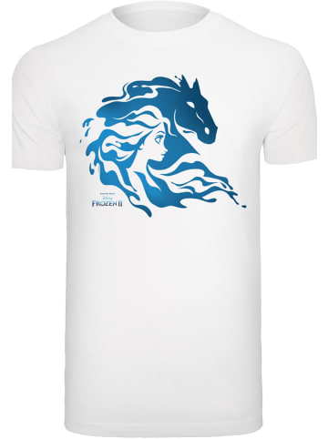 F4NT4STIC T-Shirt Disney Frozen 2 Nokk Wassergeist Pferd Silhouette in weiß