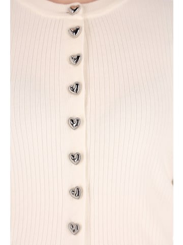 sweeties by leo Damen Strickjacke in Wollweiss