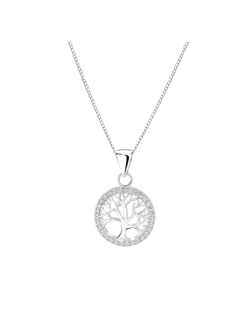 Alexander York Kette mit Anhänger TREE OF LIFE in 925 Sterling Silber, 2-tlg.