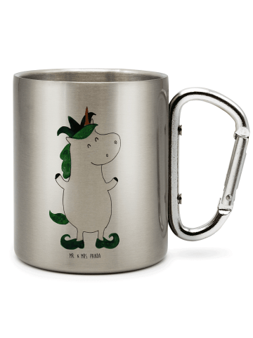 Mr. & Mrs. Panda Thermobecher Einhorn Joker ohne Spruch in Silber